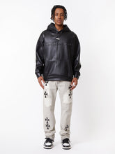 American Vintage Leder-Sweatshirt